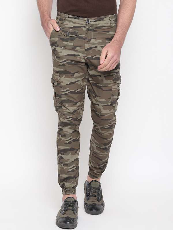 Buy Highlander Grey Casual Printed Slim Fit Trousers for Men Online at  Rs917  Ketch