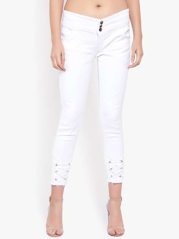 white jeans online shopping