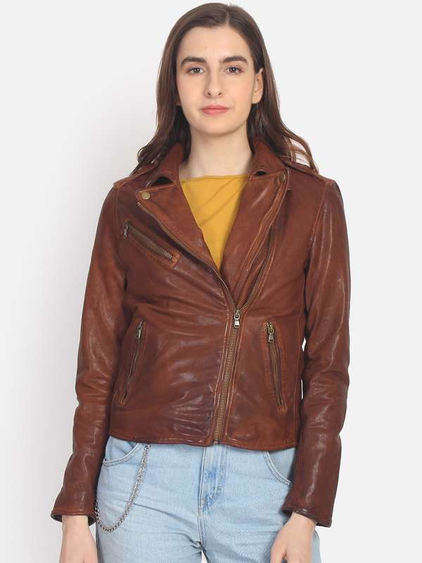 jabong leather jacket
