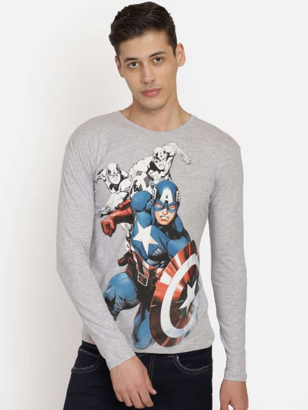 Captain america full deals sleeve t shirt india