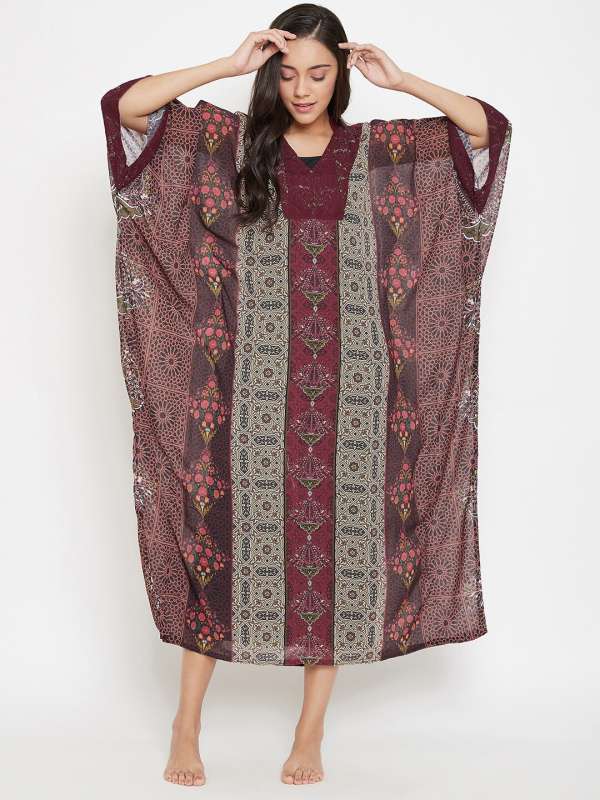 myntra kaftan nighty
