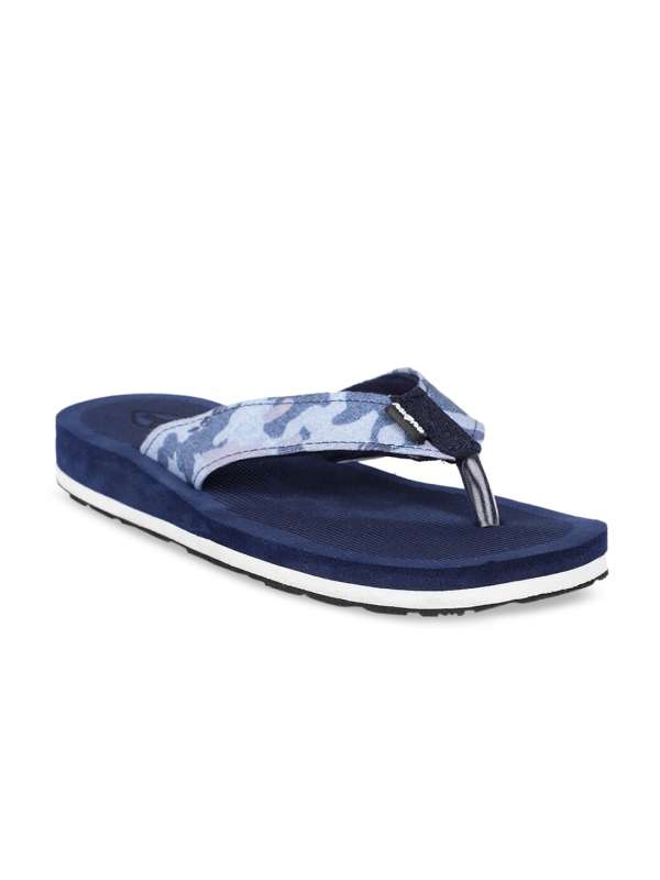 Bata blue and deals white slippers