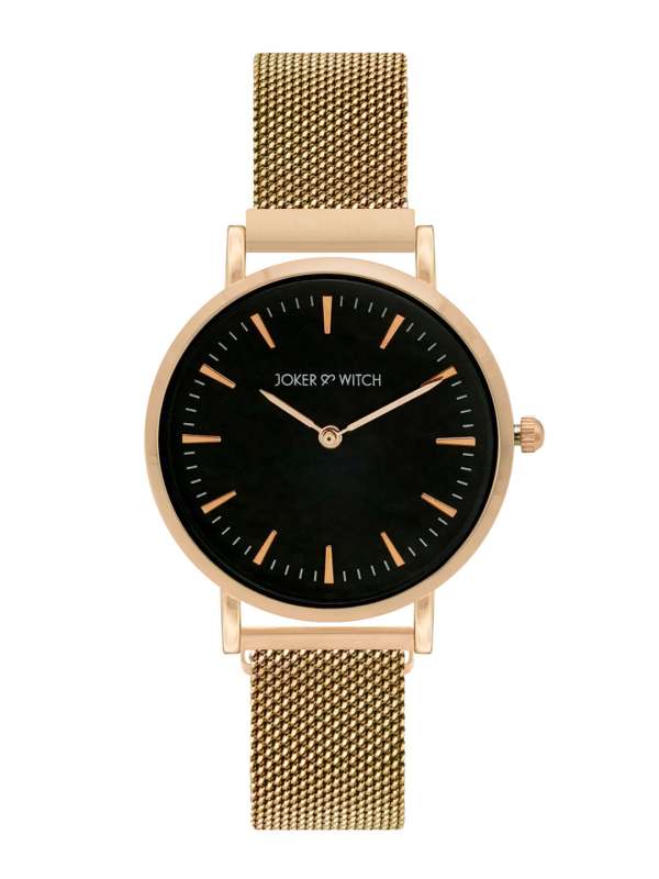 Black and rose shop gold watch womens