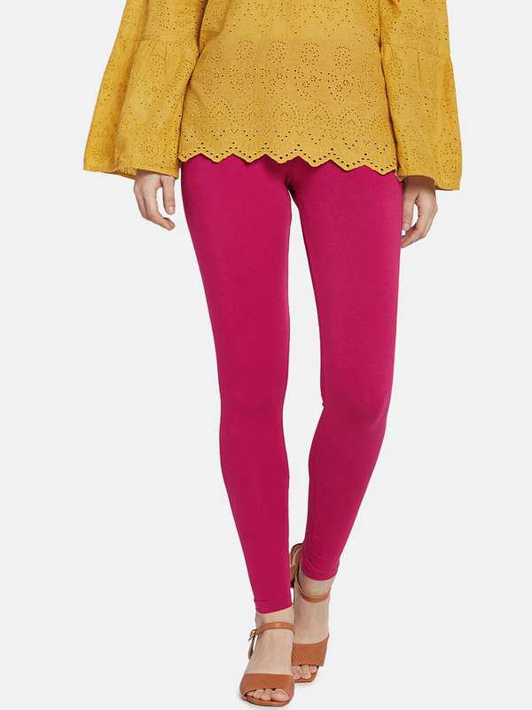 Pink Women Leggings Lux Lyra Colors 