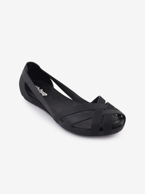 Open toe top jelly shoes