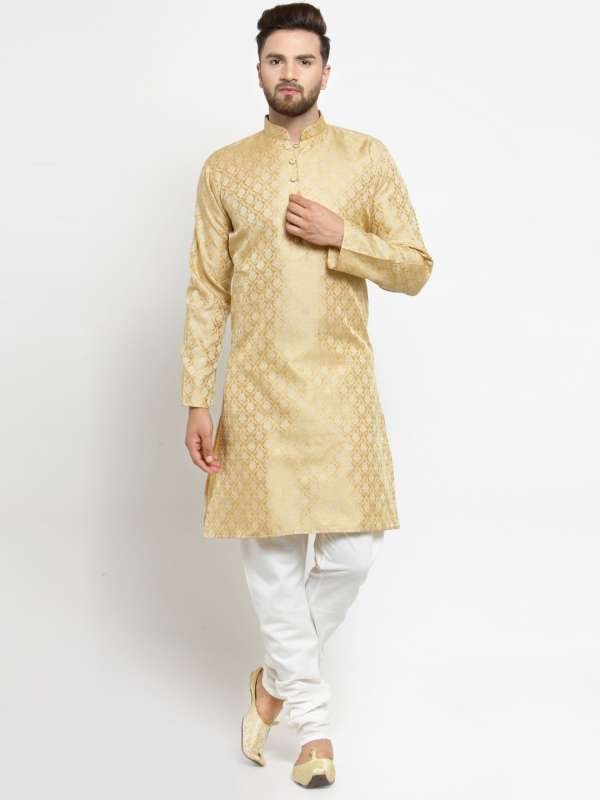 Off White Gold Men Apparel Ethnic Wear Buy Off White Gold Men