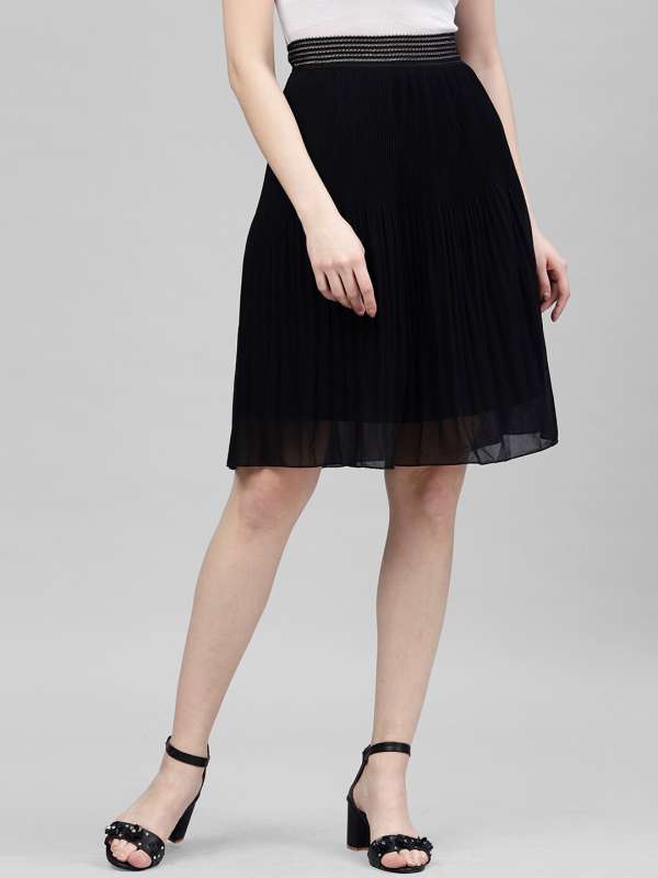 Knee length skirts myntra top