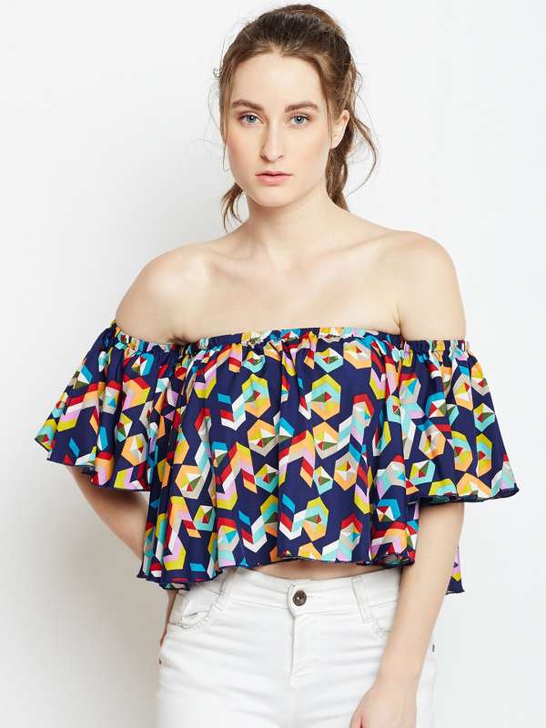 Off Shoulder Tops Buy Off Shoulder Tops Online in India Myntra