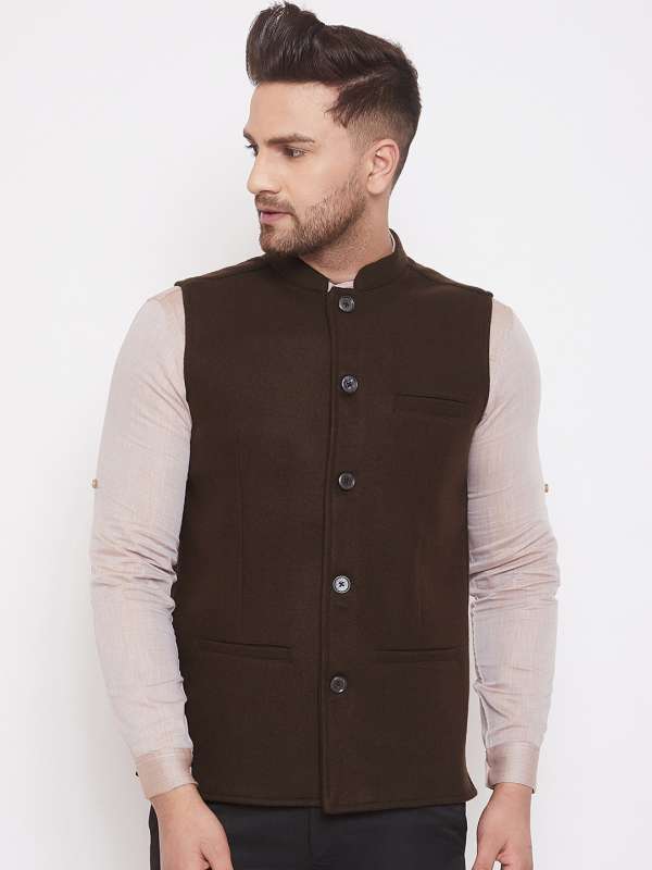 Tweed nehru best sale jacket