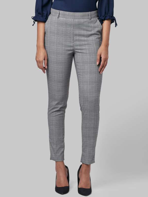 Buy Grey Trousers  Pants for Women by Park Avenue Women Online  Ajiocom
