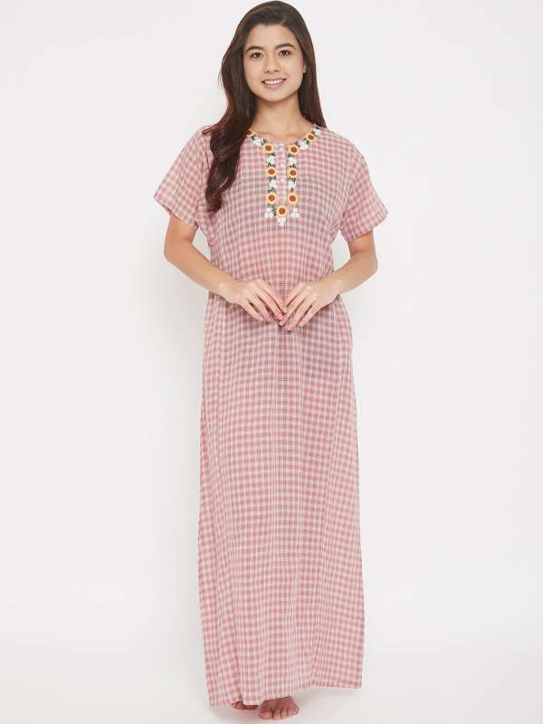cotton maxi dresses online myntra