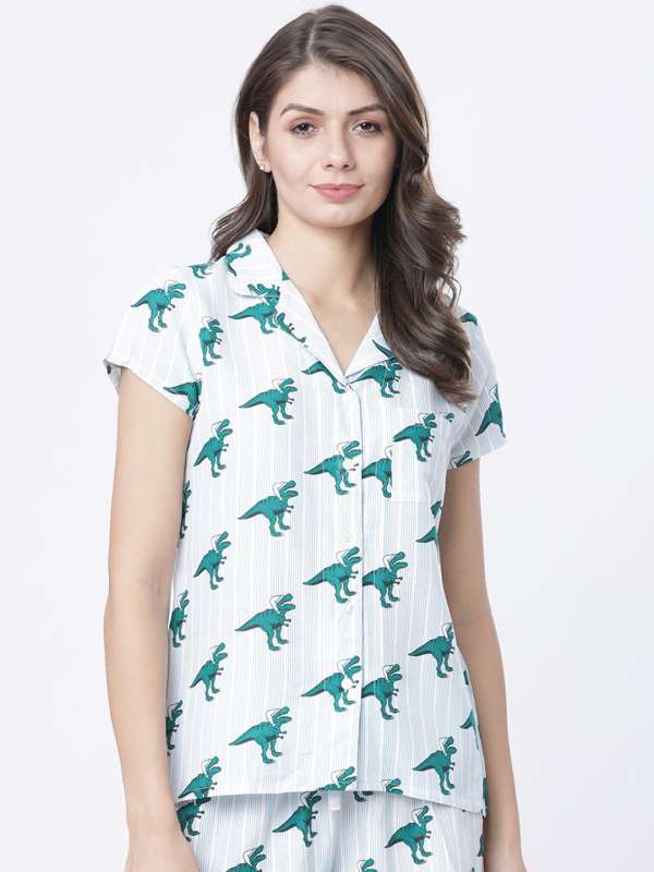 Womens white sleep shirt outlet