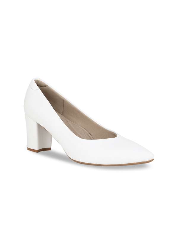 White block pumps store