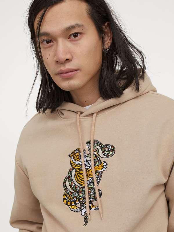 H&m hoodie tiger online