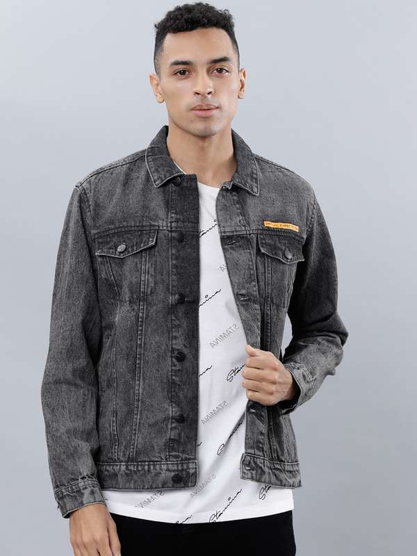 Grey Men Denim Jackets - Buy Grey Men 