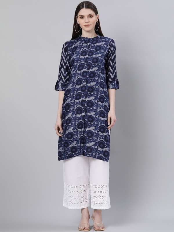 Blue Women Kurtas Kurtis Libas Sabhyata Buy Blue Women Kurtas