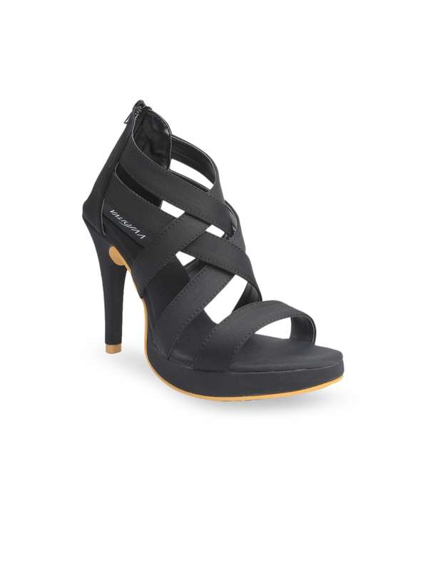 black gladiator heels