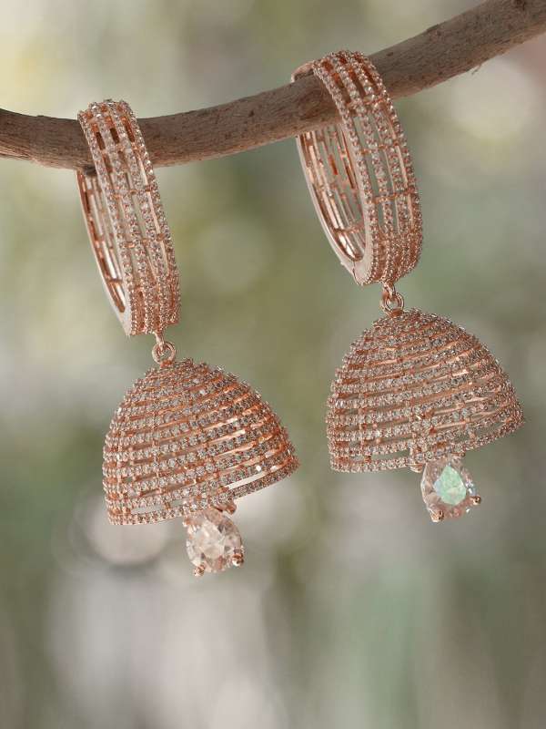 Copper jhumkas top