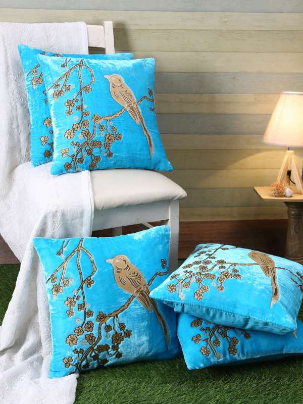 Turquoise store blue cushions