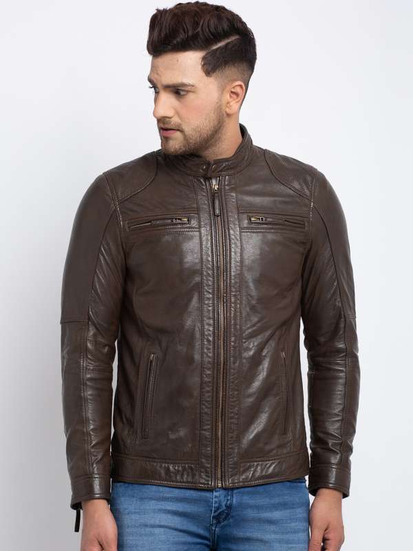 Pure leather jacket price store