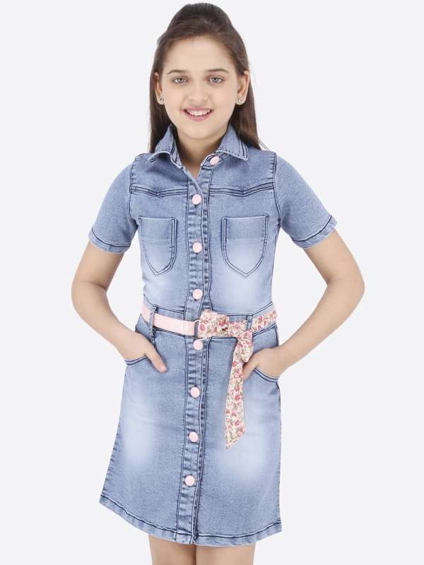 Denim shirt clearance dress girls