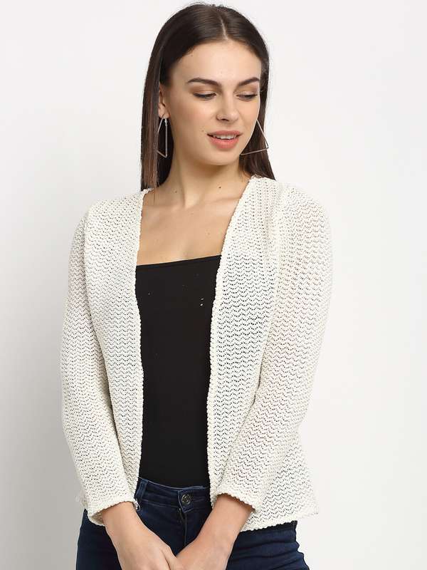 Shrug type sweater clearance