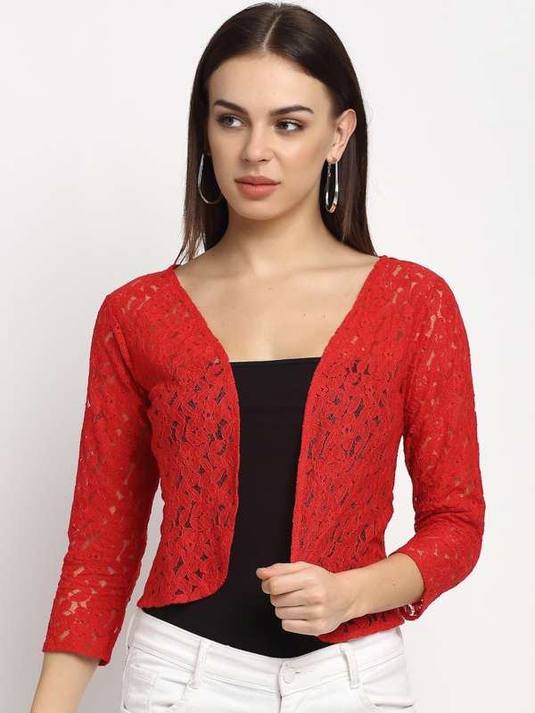 Red net hotsell shrug