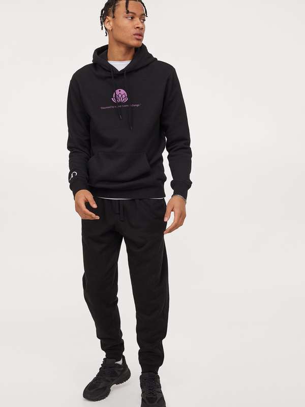 Black hoodie myntra Clearance