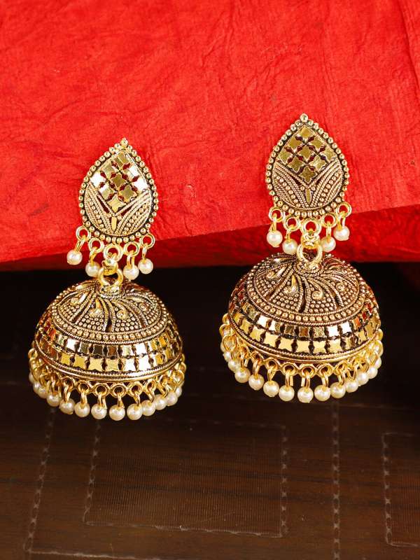 Maddy Space Fancy Party Jhumka Earrings for Girls Fashion Ani Jhumka