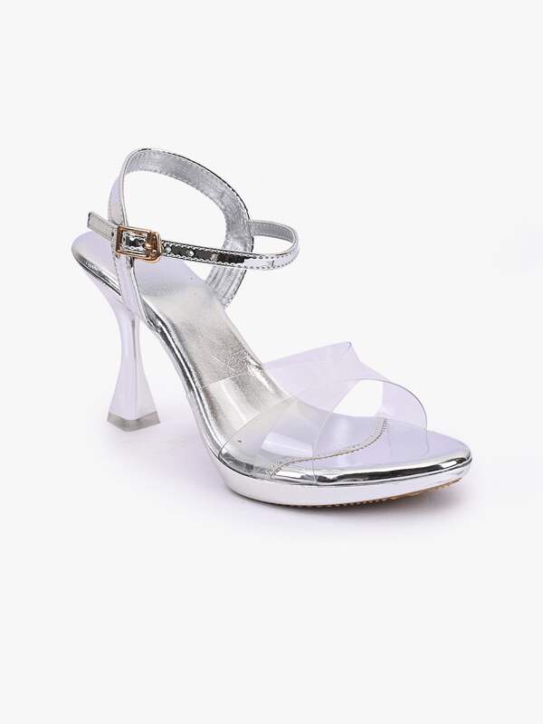 Buy Hola Bonita Party Wear Slip On Sandal Solid Colour Silver for Girls  1218Months Online Shop at FirstCrycom  11843079