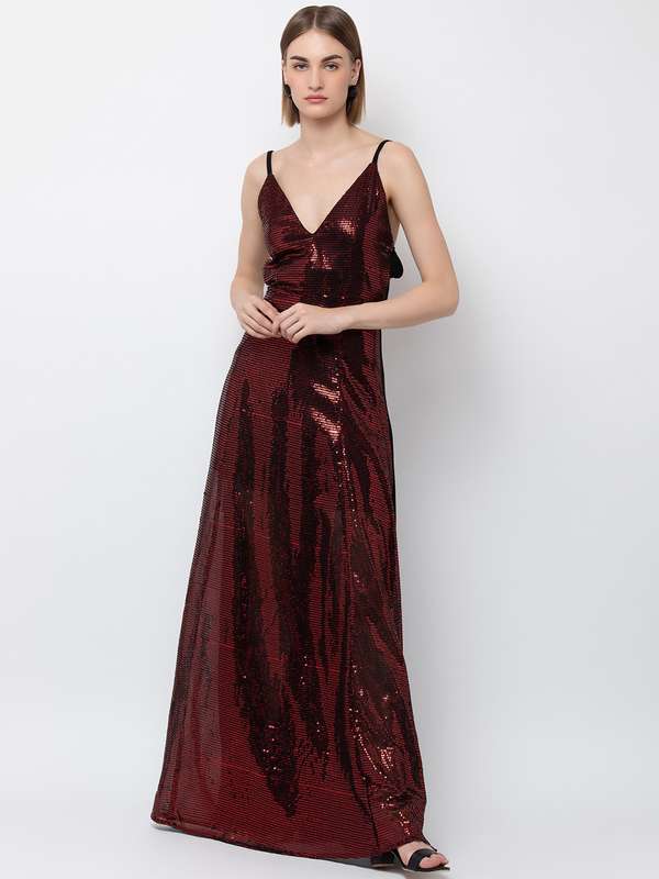 Sequin dress myntra clearance