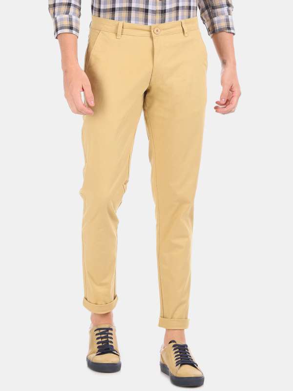 Buy online Blue Solid Casual Trouser from Bottom Wear for Men by Ruggers  for 799 at 60 off  2023 Limeroadcom