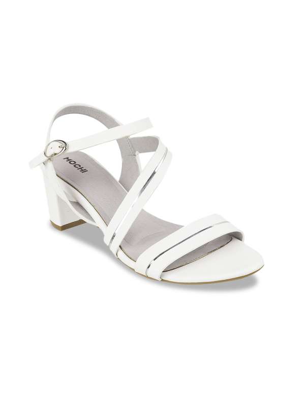 White heels new arrivals myntra