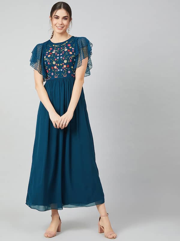 Athena Blue Dresses - Buy Athena Blue ...