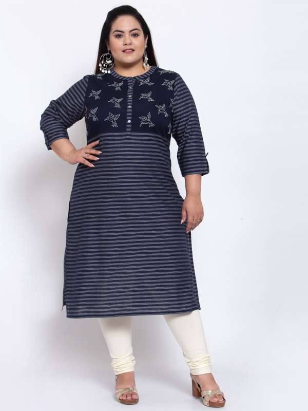 Myntra plus top size kurtis
