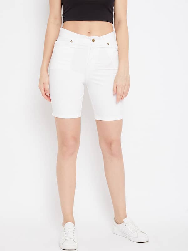 Buy Balaynor White Denim Shorts 2024 Online | ZALORA Philippines-sgquangbinhtourist.com.vn