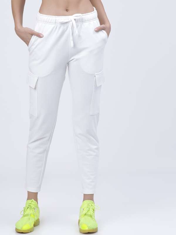 White womens track pants cheap
