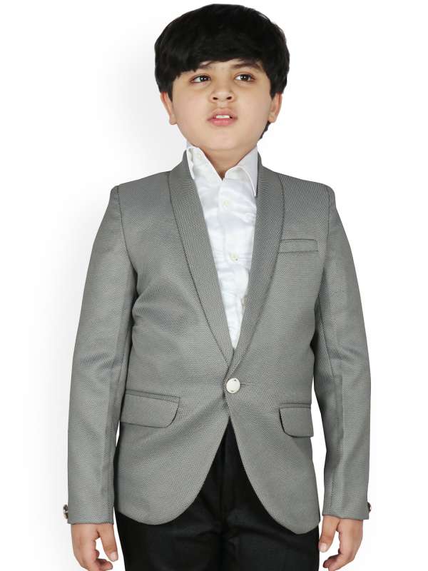 Grey blazer hotsell boys