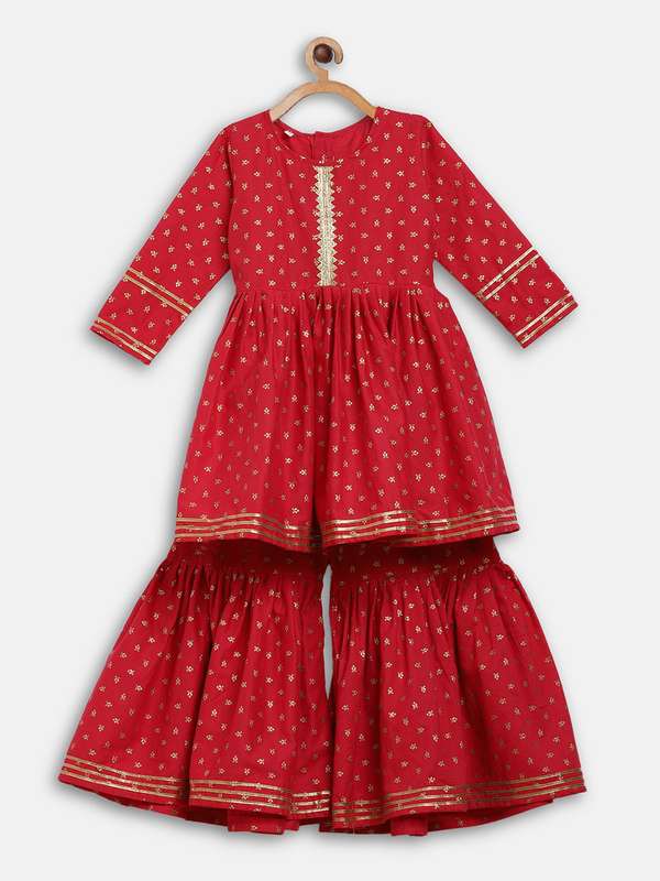 sharara suit for baby girl