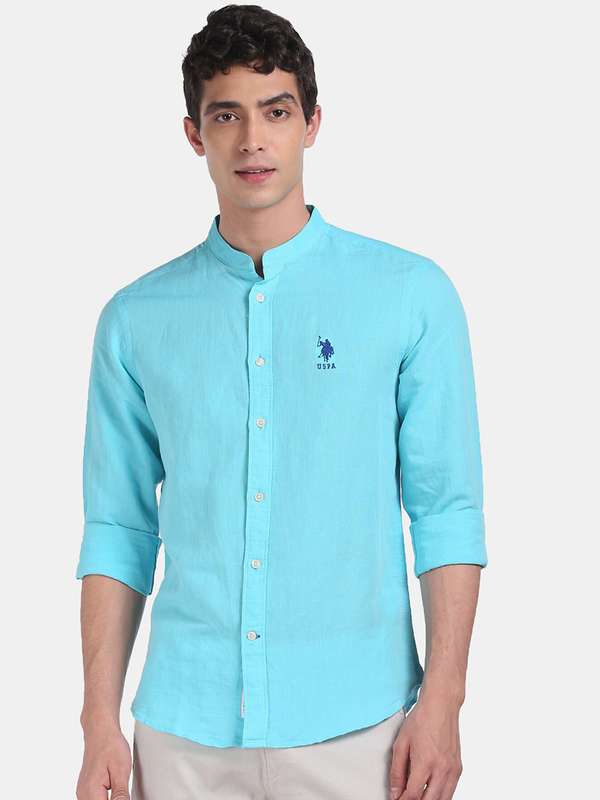Us polo mens linen shirts india Outlet