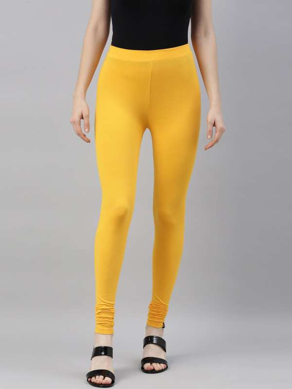 Mustard colored leggings online