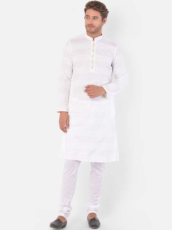 White cheap kurti pajama