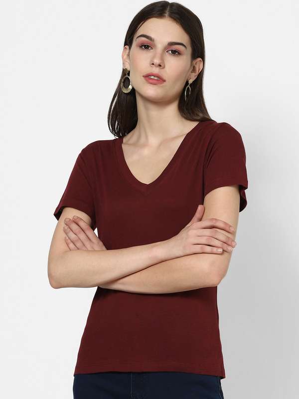 Maroon top forever 21 Clearance