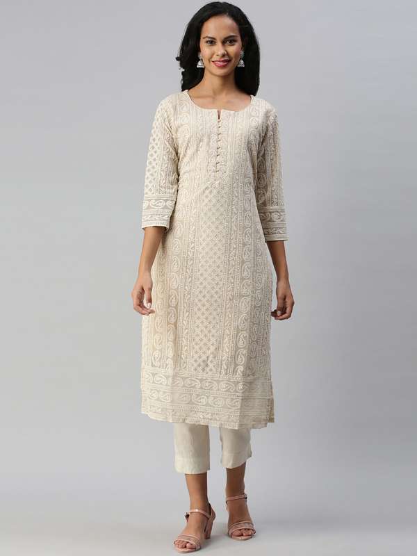 Myntra georgette kurti clearance