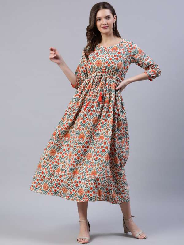 Midi dress myntra discount