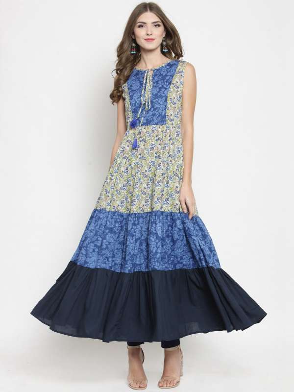 Floor length kurtis myntra discount