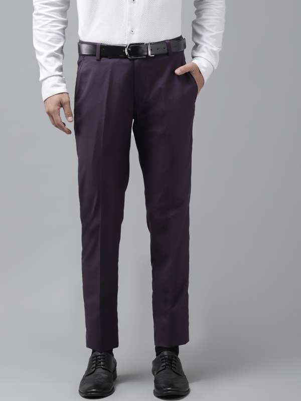 Allen Solly Slim Fit Men Purple Trousers  Buy Allen Solly Slim Fit Men  Purple Trousers Online at Best Prices in India  Flipkartcom