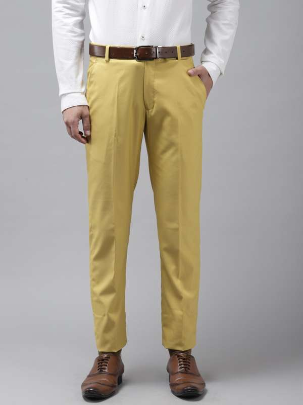 Yellow formal pants 2025