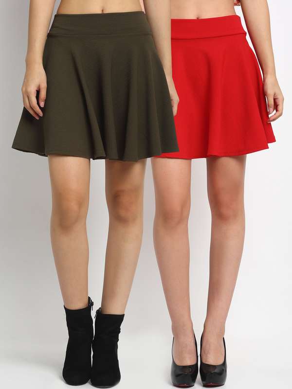 Myntra mini skirt clearance