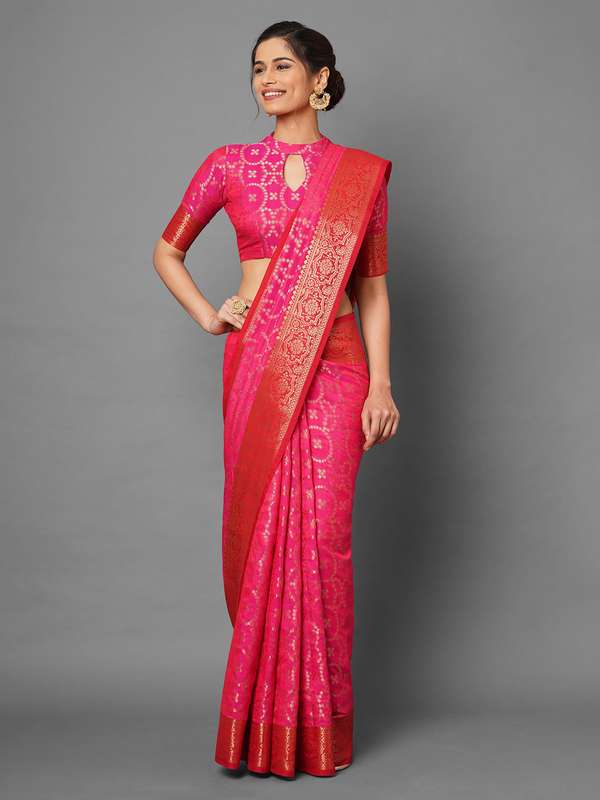myntra banarasi saree